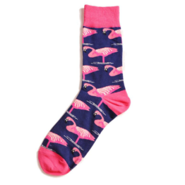 flamingós jóllakott zokni